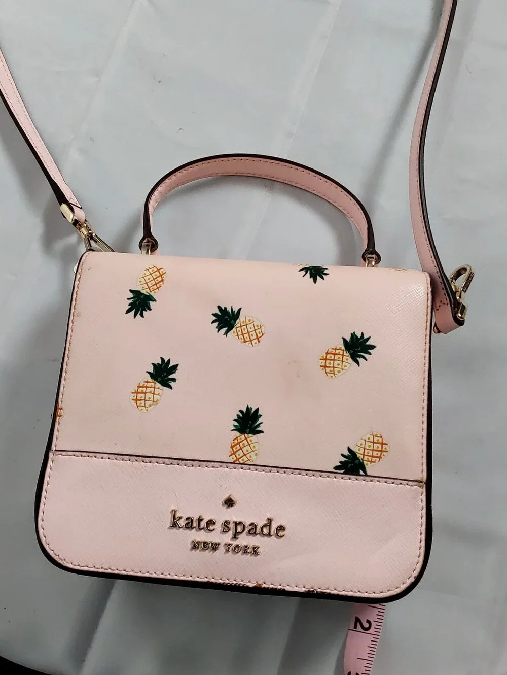 Kate Spade New York Staci Square Pineapple Printed  Bag